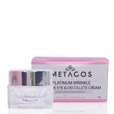 Крем с пептидами для глаз и зоны декольте Metacos Platinum Wrinkle Peptide Eye & Decollete Cream